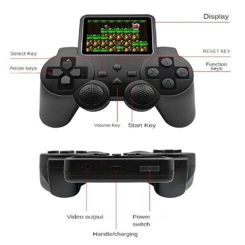 Consola Retro Portátil 8 bits con pantalla 520 juegos 5 Consola Retro Portátil 8 bits con pantalla 520 juegos - Image 5
